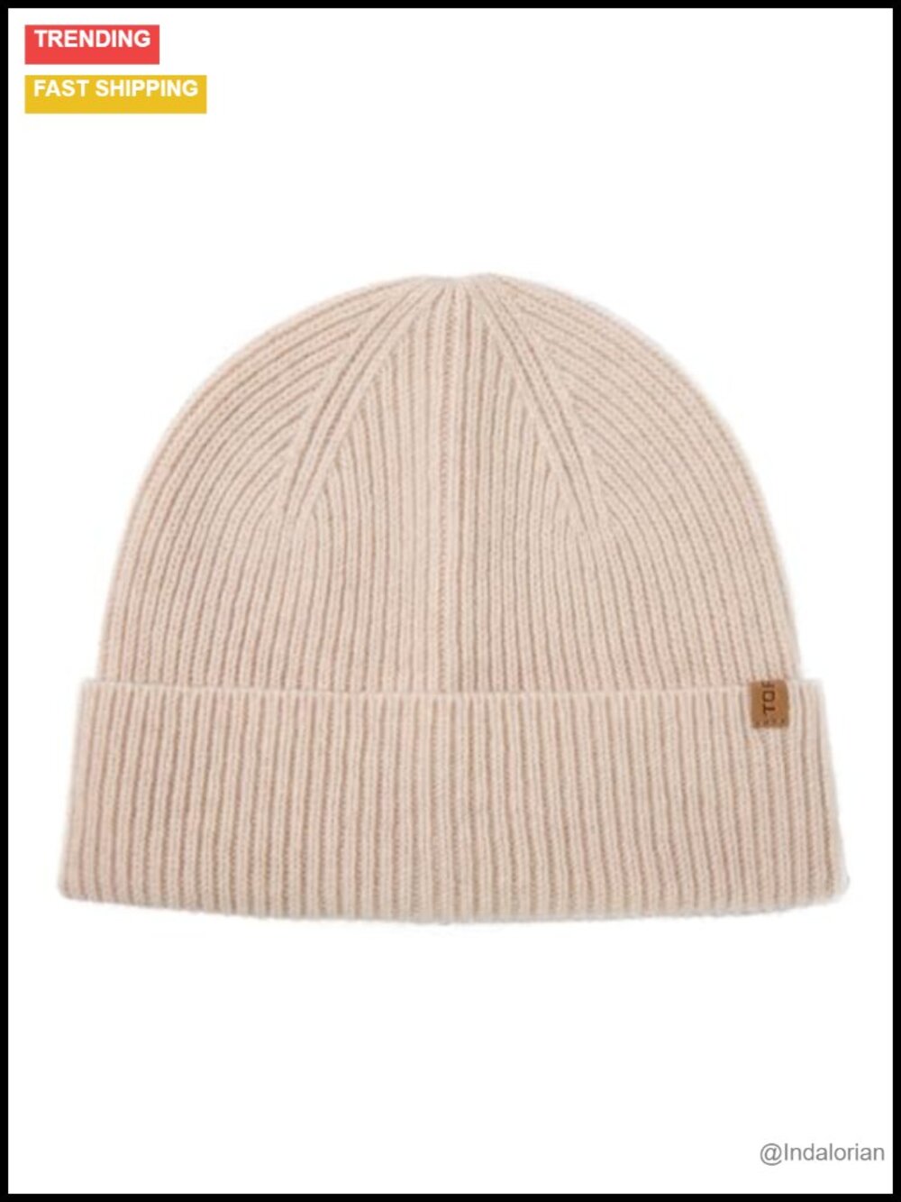 Oversized Merino Wool Cashmere Beanie XL XXL Windproof Knit Winter Hat